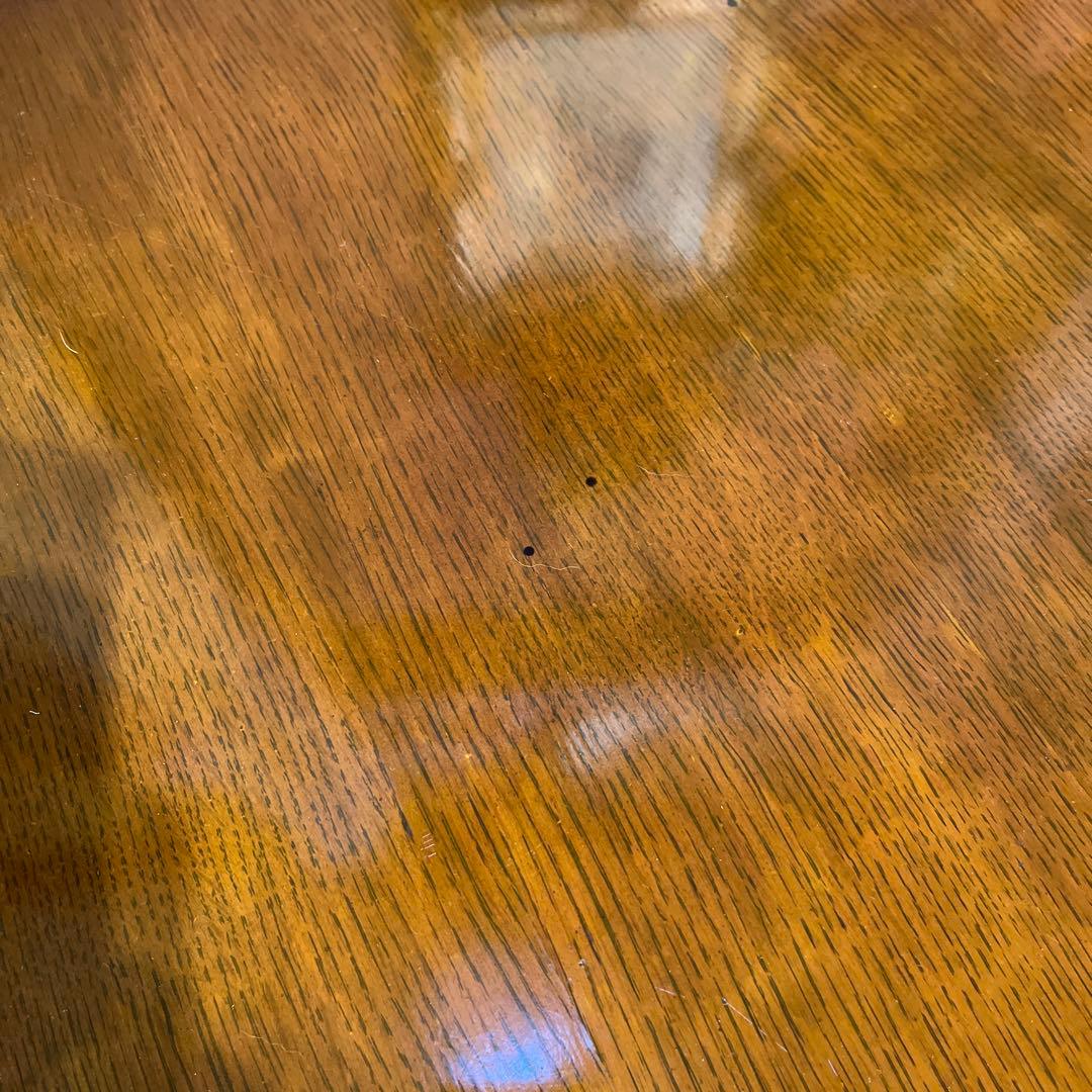 Sale ヴィンテージ オーク　８角　収納付き　ラウンドテーブル