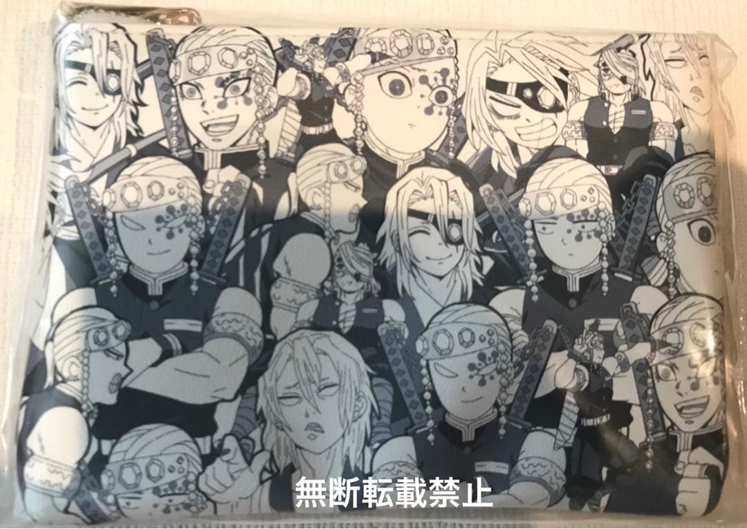 鬼滅の刃 柱カフェ 音柱 風柱 宇髄天元 ゆる顔ポーチ - メルカリ