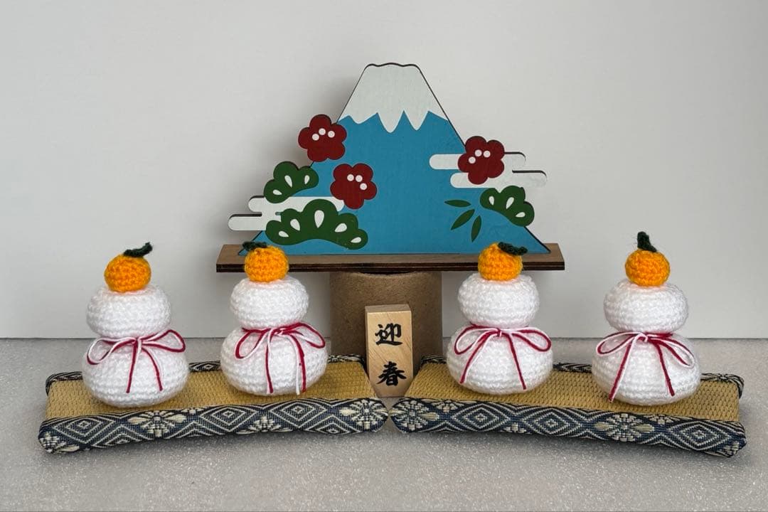 あみぐるみ お正月飾リ ぶたさん ゆっこ様専用 ハンドメイド