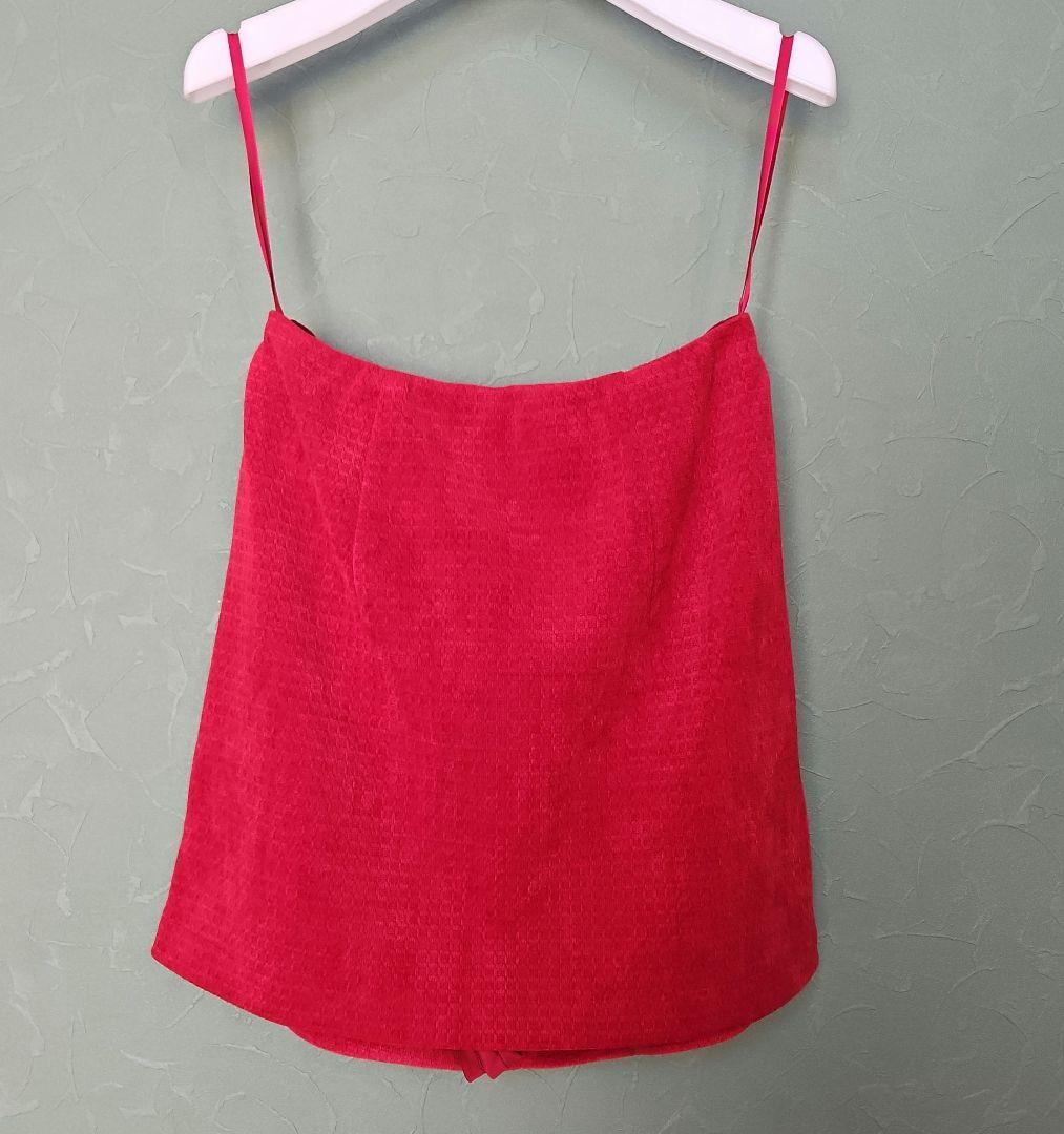 ROBE de FLEURS Glossy/バストビジューセットアップミニドレス