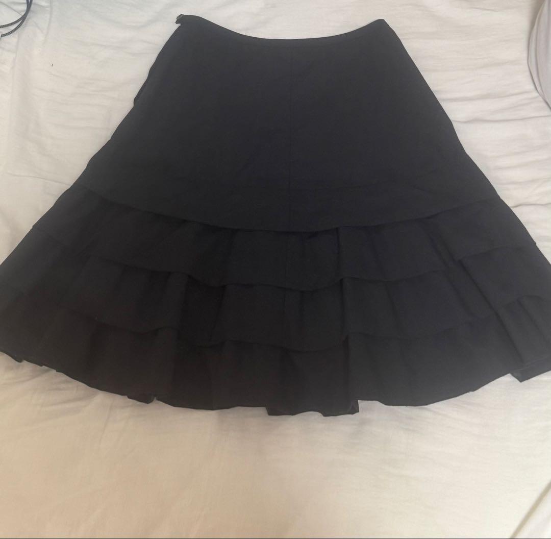 tricotコムデギャルソン トリコ フリルスカート S