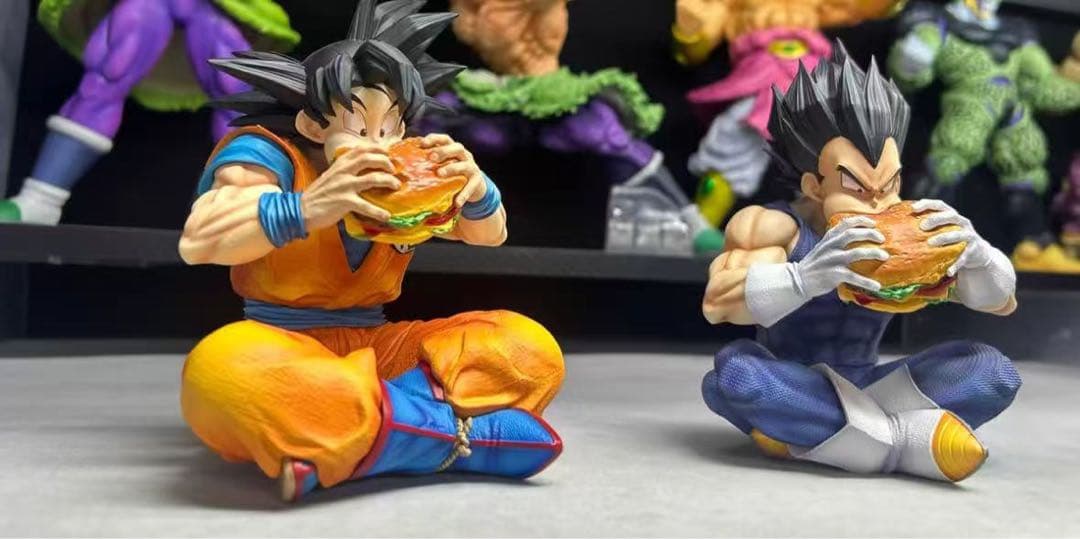 ドラゴンボール 孫悟空 ベジータ ガレージキット ガレキ スタチュー