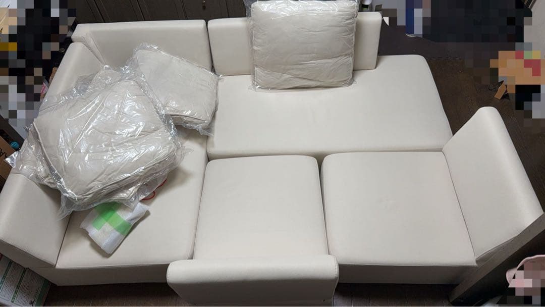 カウチソファ コーナーソファ リビングソファー洗えるカバーL字型6人