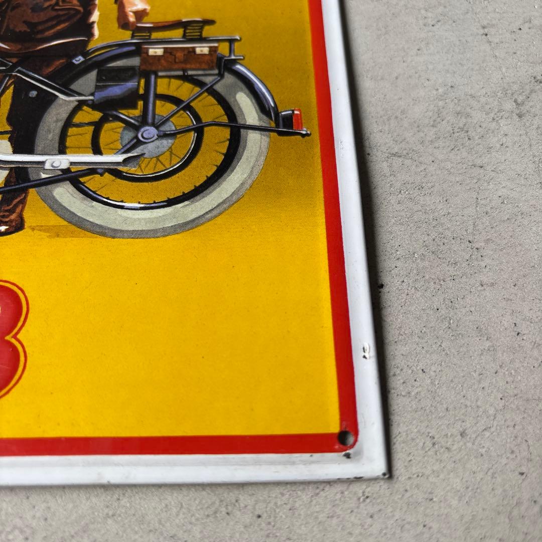 SHELL 1928年 ヴィンテージ 広告プレート