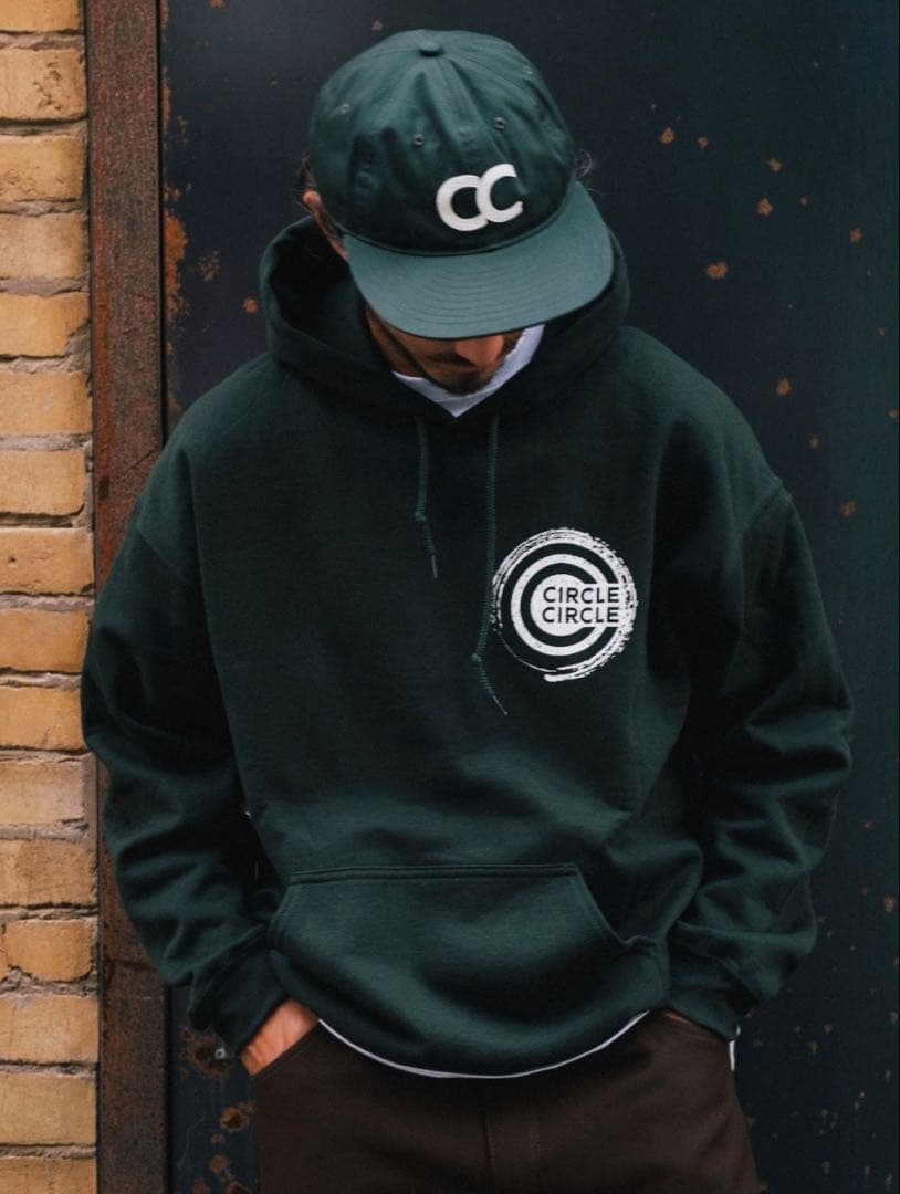 大藤さん着用 circle circle FELT CAP GREEN OVY-期間限定 価格