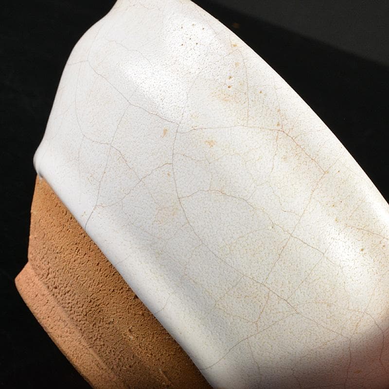 茶道具 矢田正炎作 白天目茶碗 共箱 C 6673