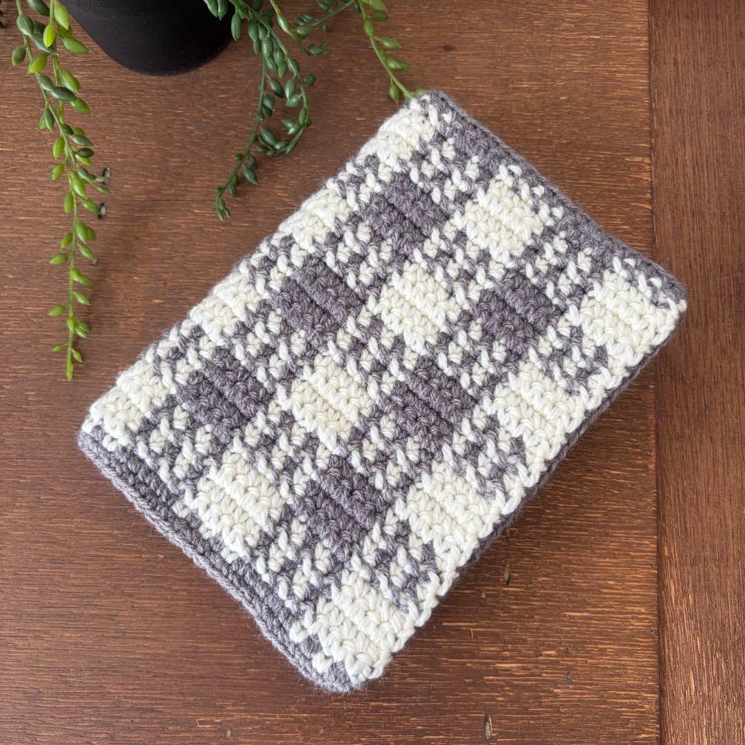 A6バインダー用カバー バインダー貯金 saving 韓国 グレー×ホワイト