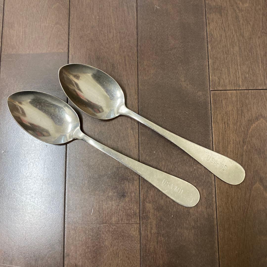 ケンケン様　米軍　カトラリー　ナイフフォークスプーン3セット　大きめスプーン