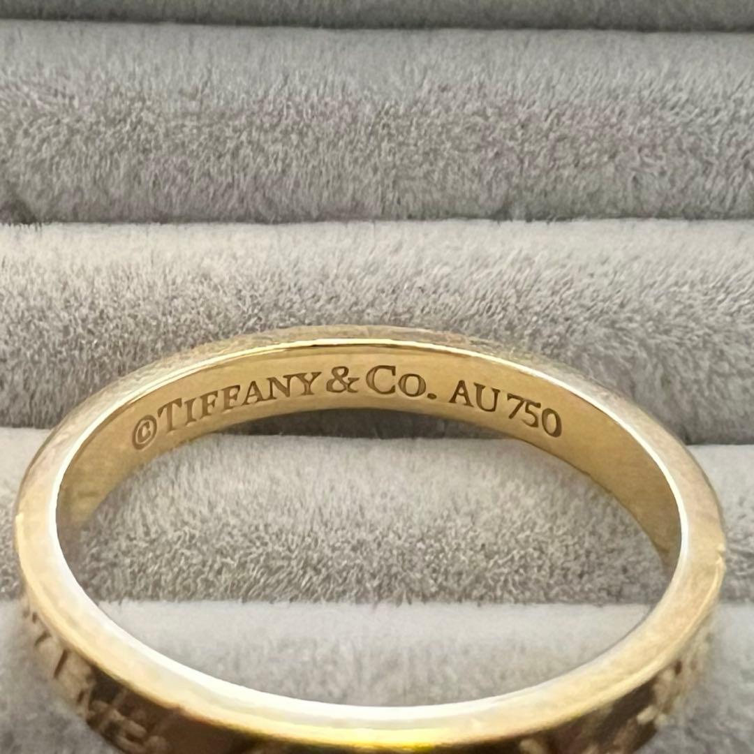 ティファニー　ノーツナローリング　ゴールド 美品