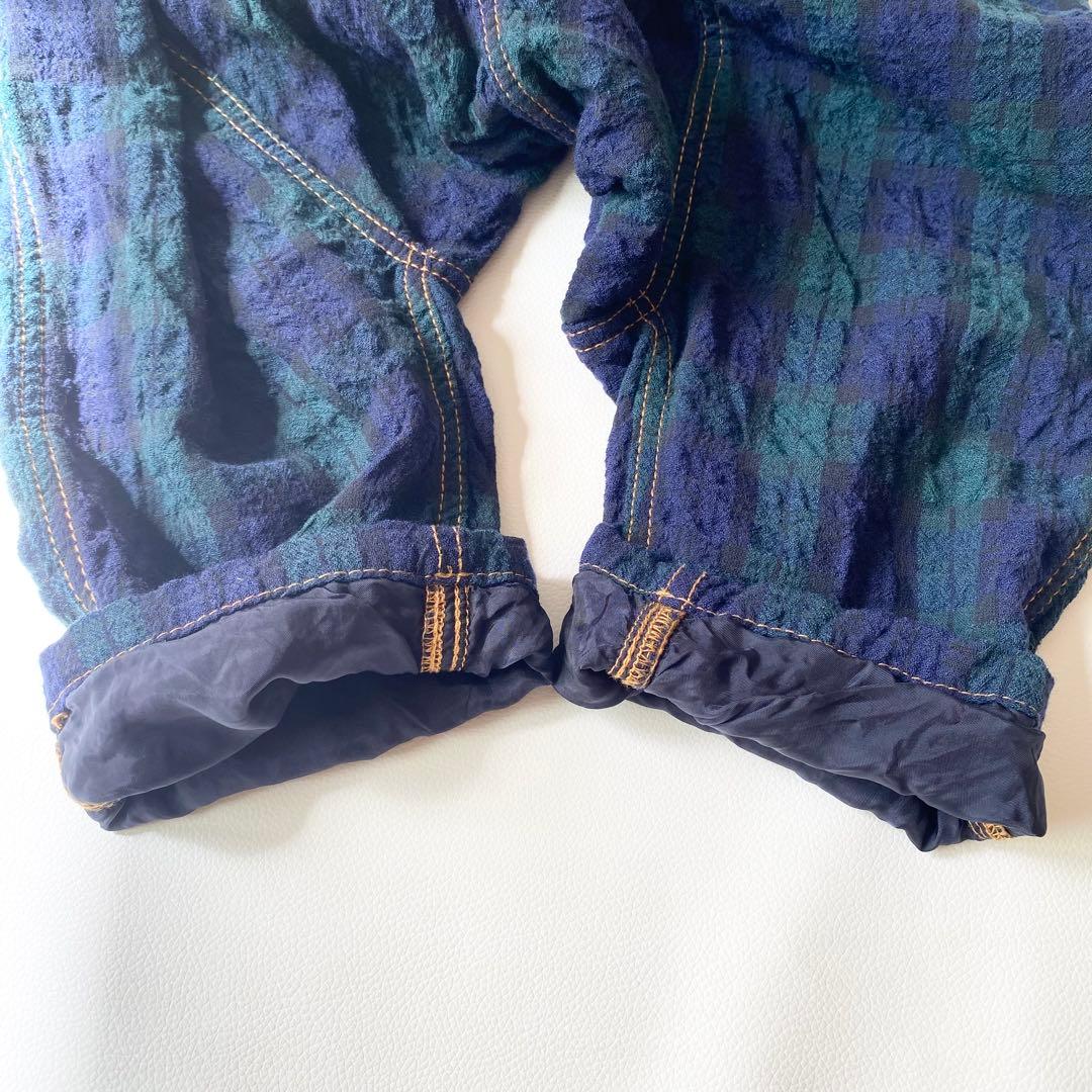 【美品】トリココムデギャルソン　サルエルパンツ　ブラックウォッチ　AD2015