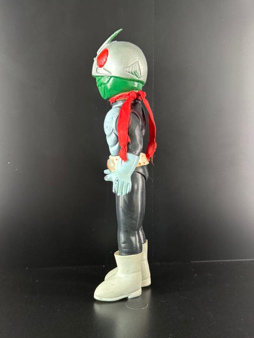 仮面ライダー 旧バンダイ ソフビ 面取れ