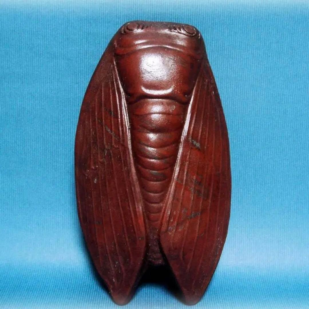 550『備前焼 蝉型 掛花入』 /骨董品 古美術 古玩 アンティーク