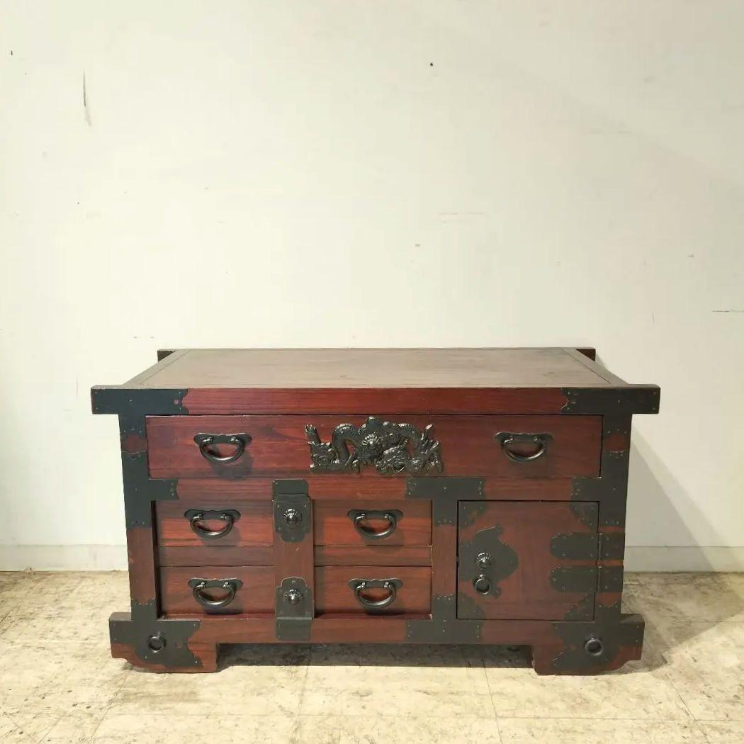 M♢ヒクラジ様専用 伝統的 木製箪笥 時代箪笥 民芸調家具