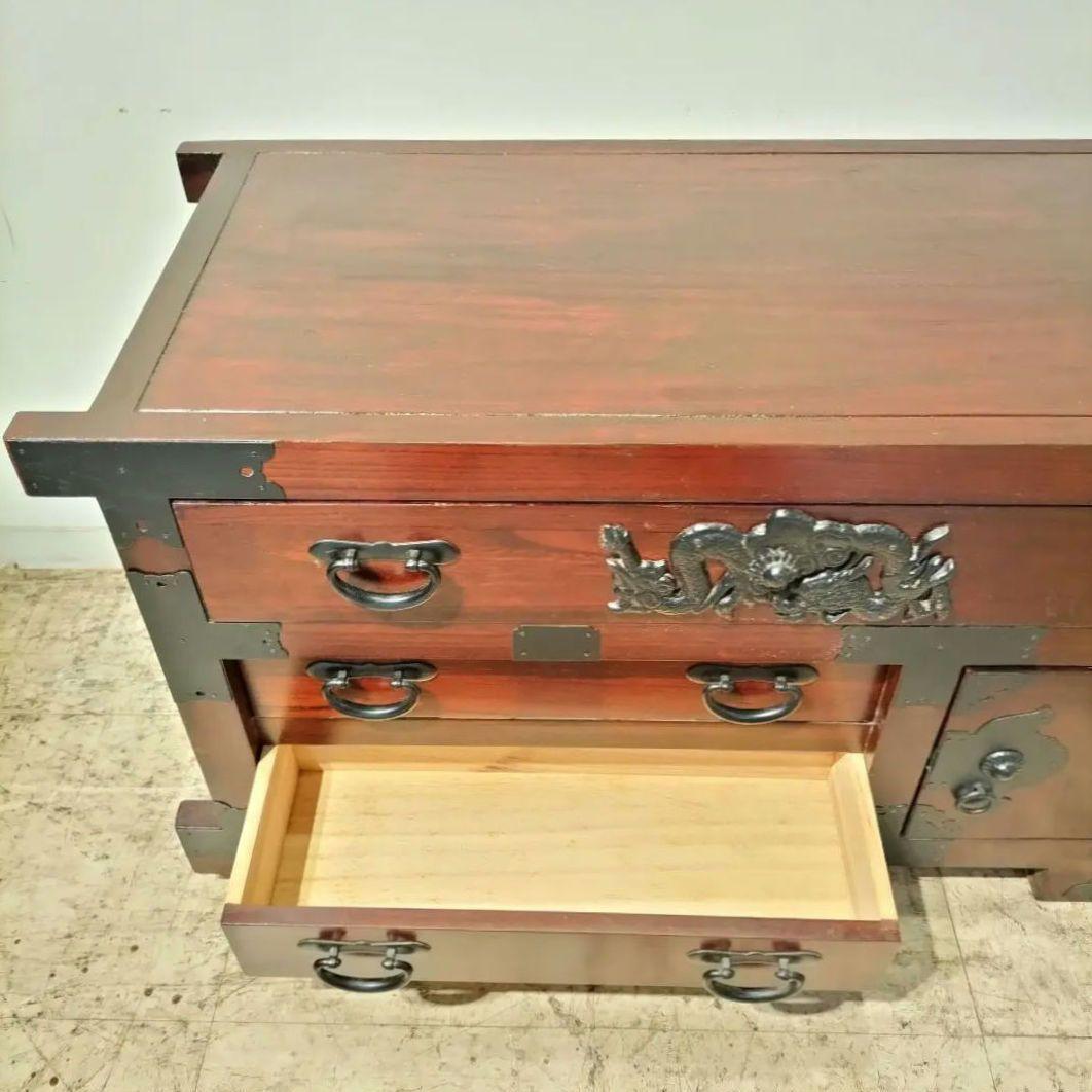 M♢ヒクラジ様専用 伝統的 木製箪笥 時代箪笥 民芸調家具