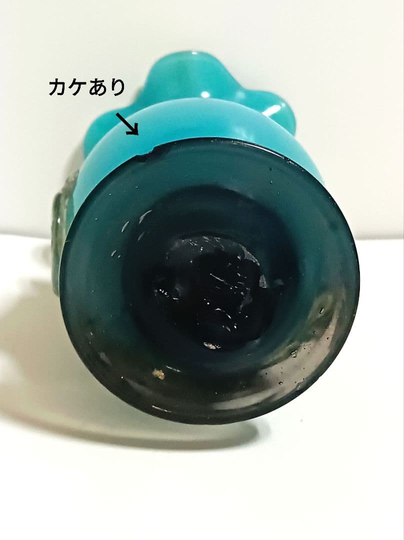 骨董】大正ガラス 当時物 花瓶 吹きガラス 耳付花瓶 大正ロマン