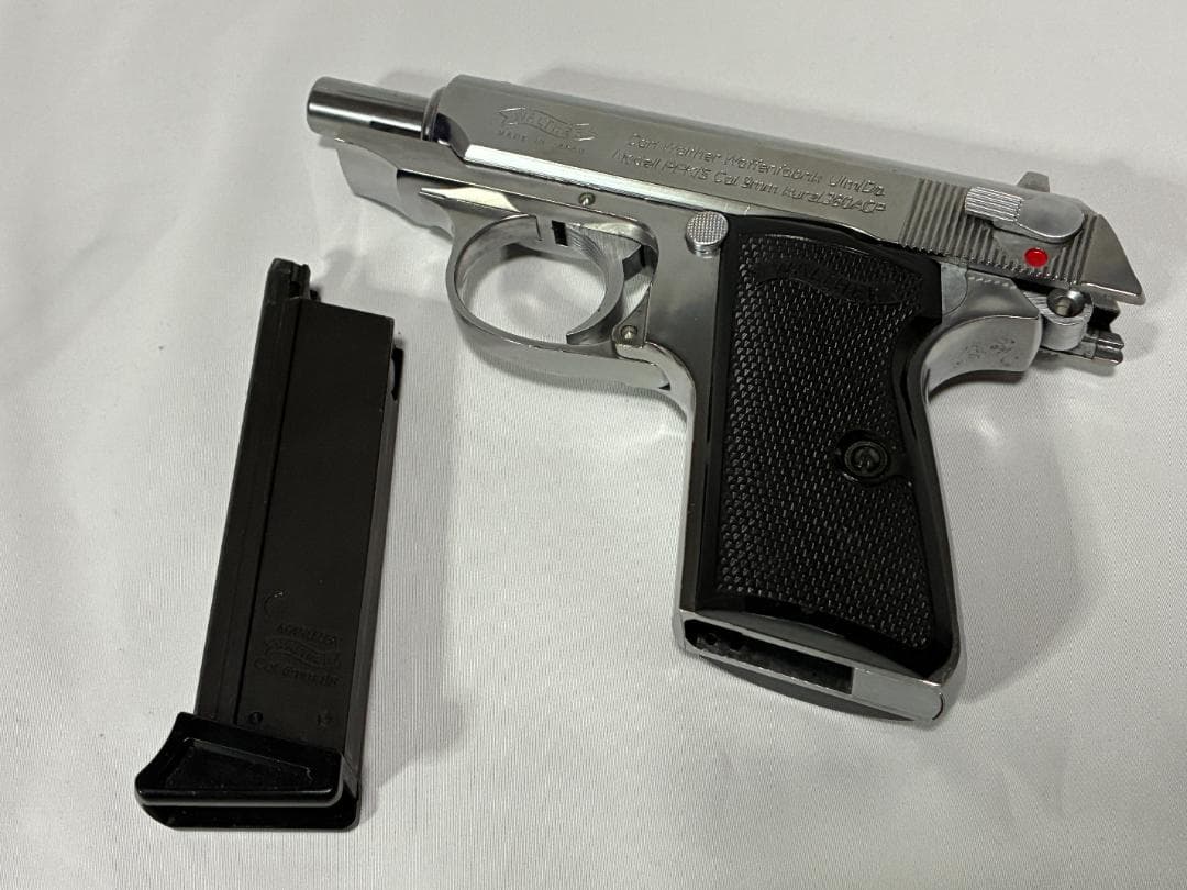 マルゼン　ワルサー　ニューPPK/S　ステンレスシルバー　ガスブローバック