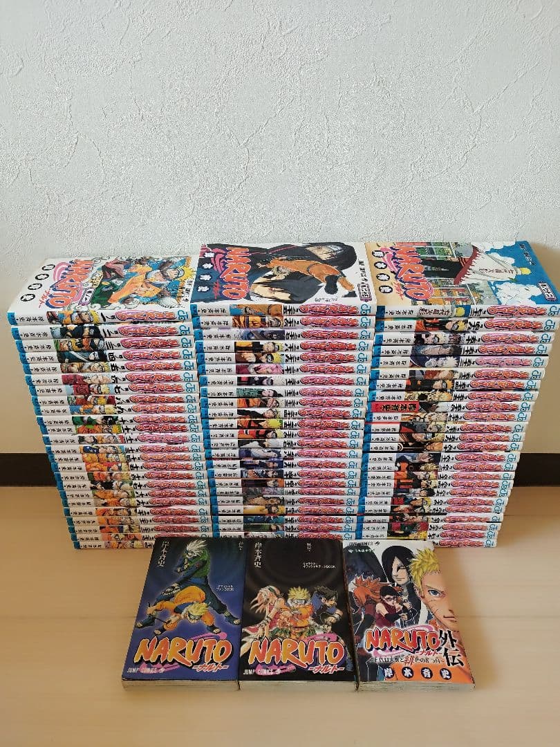 ナルト　全巻セット　 1巻〜72巻 完結+関連本3冊