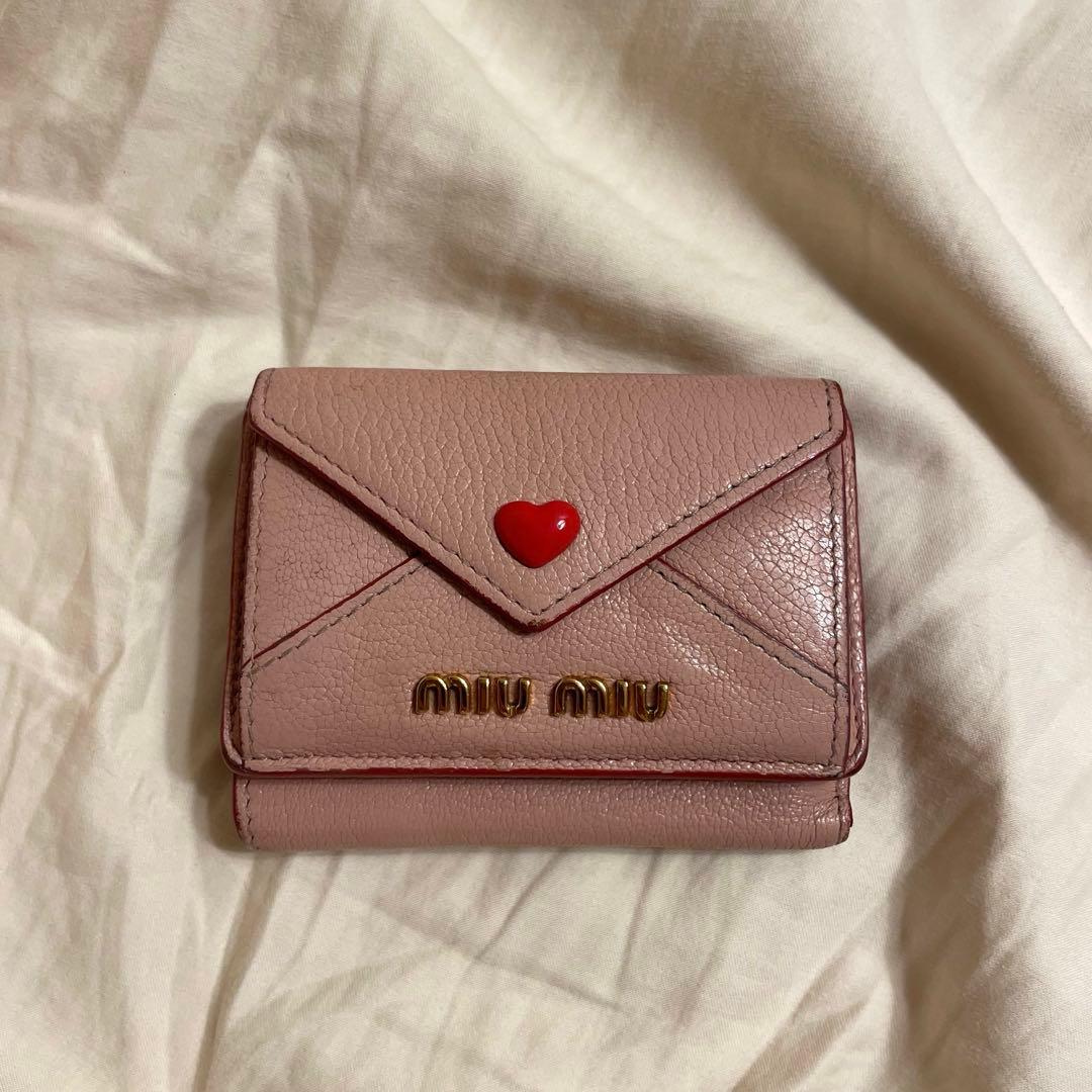 MIUMIU ラブレター　ミニ財布