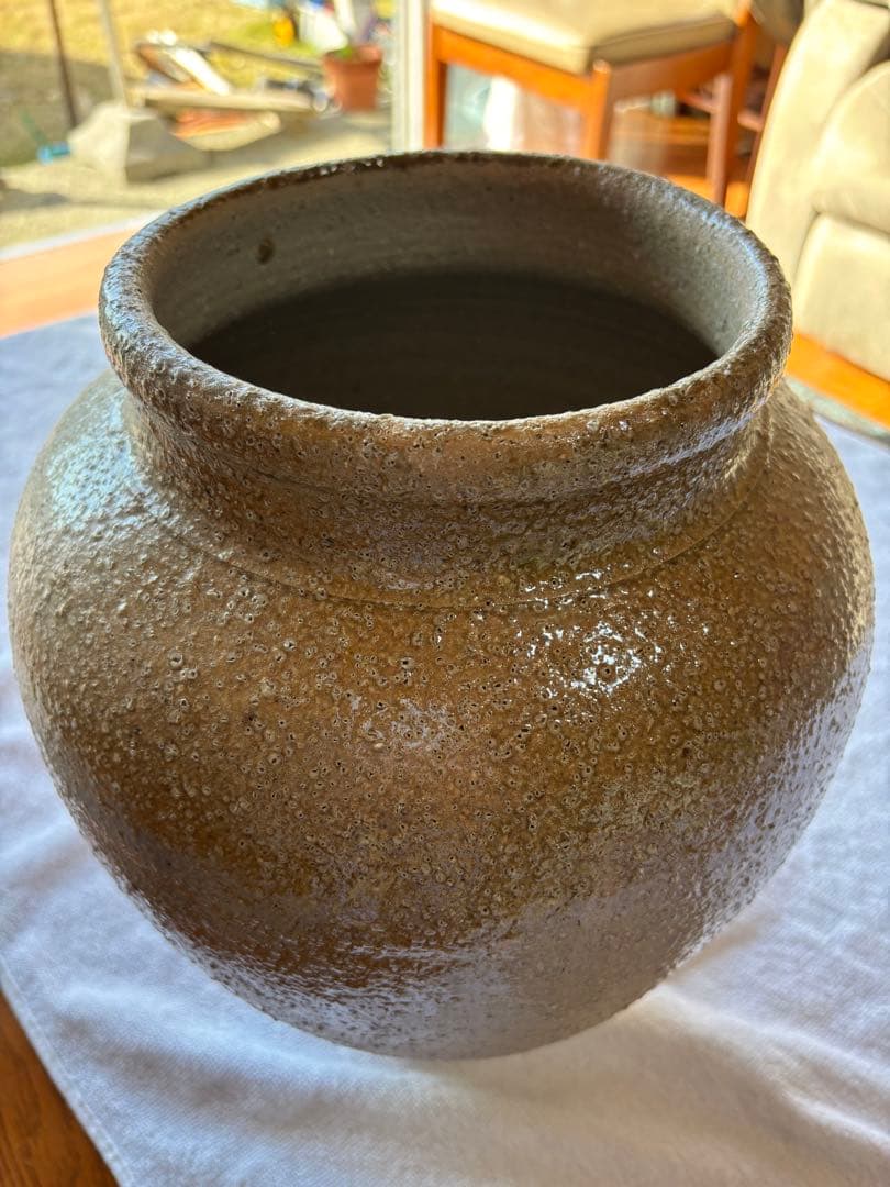 信楽焼 壺 花瓶 生花陶器 アンティーク置物