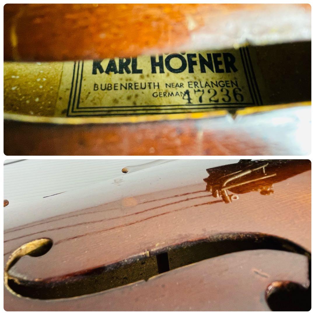 Karl Hofner 虎木 PAESOLD 弓 バイオリン 弦楽器 ヘフナー