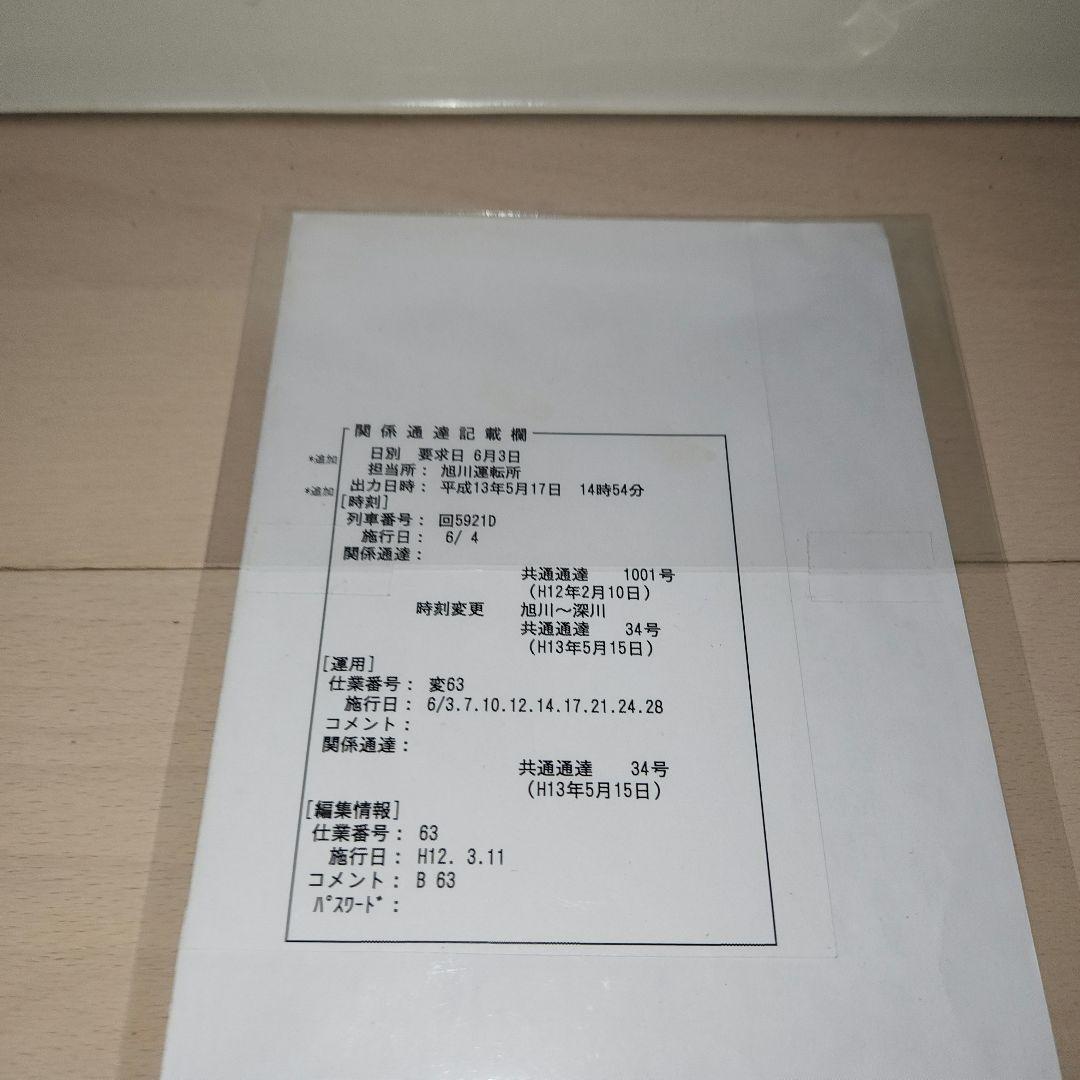 ［鉄道部品］JR北海道 留萌本線 スタフ