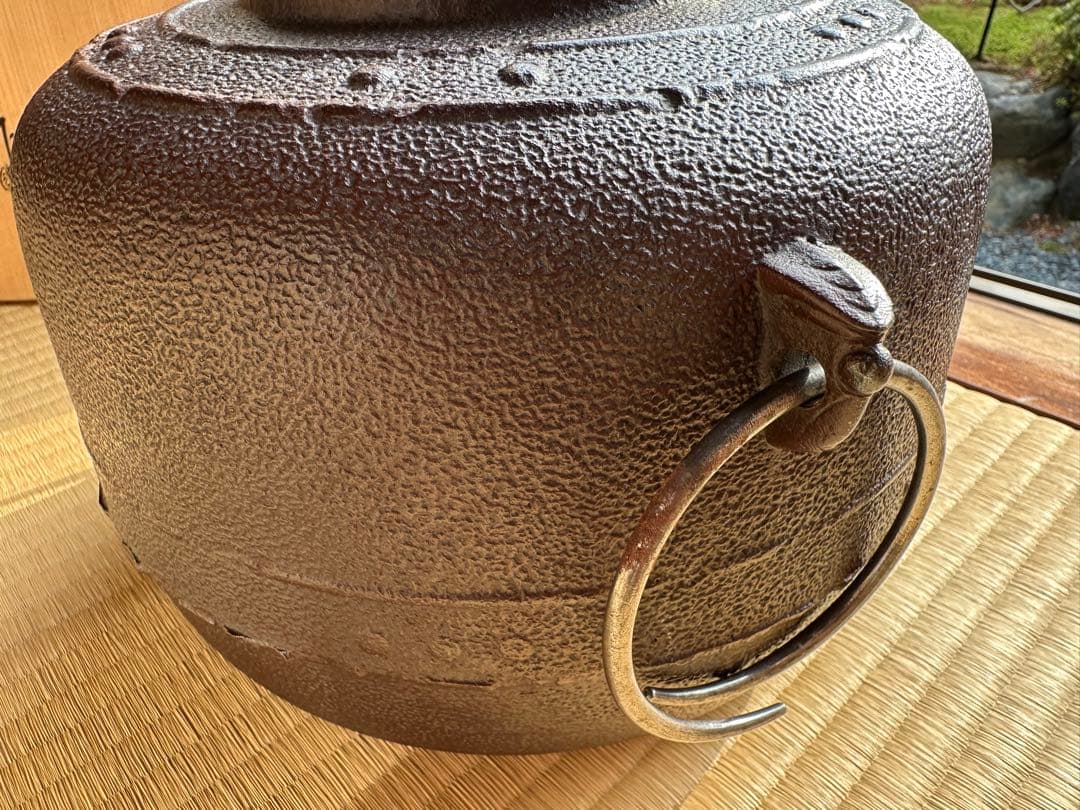 最終処分値下げ】【25日までの出品】高橋敬典 鉄製茶釜 最終処分値下げ