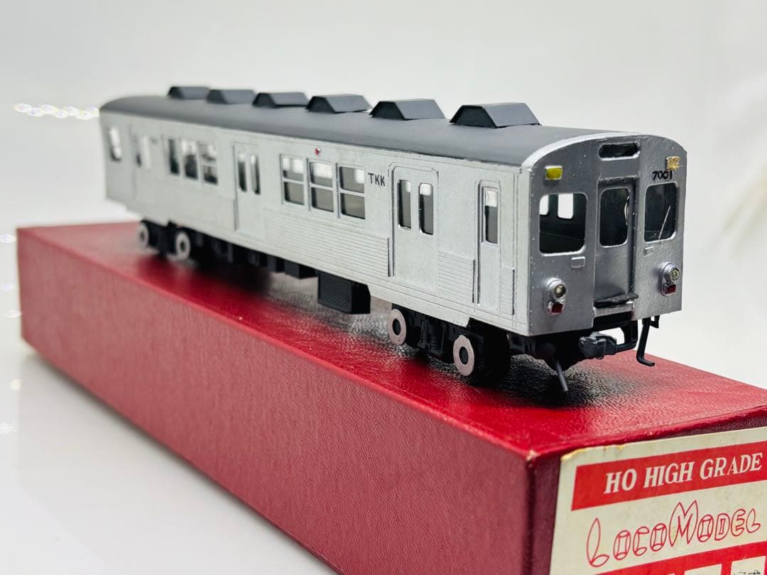 HOゲージ鉄道模型☆東急デハ7000系TKK ロコモデル(KTM・天賞堂)箱