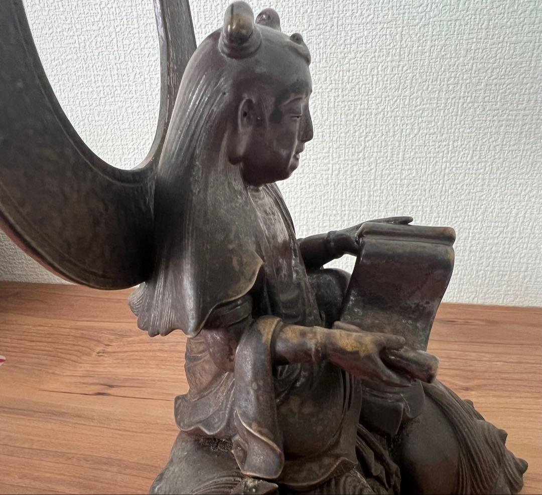 備前焼 文殊菩薩獅子香炉 木村友啓作 古備前写し共箱 アンティーク