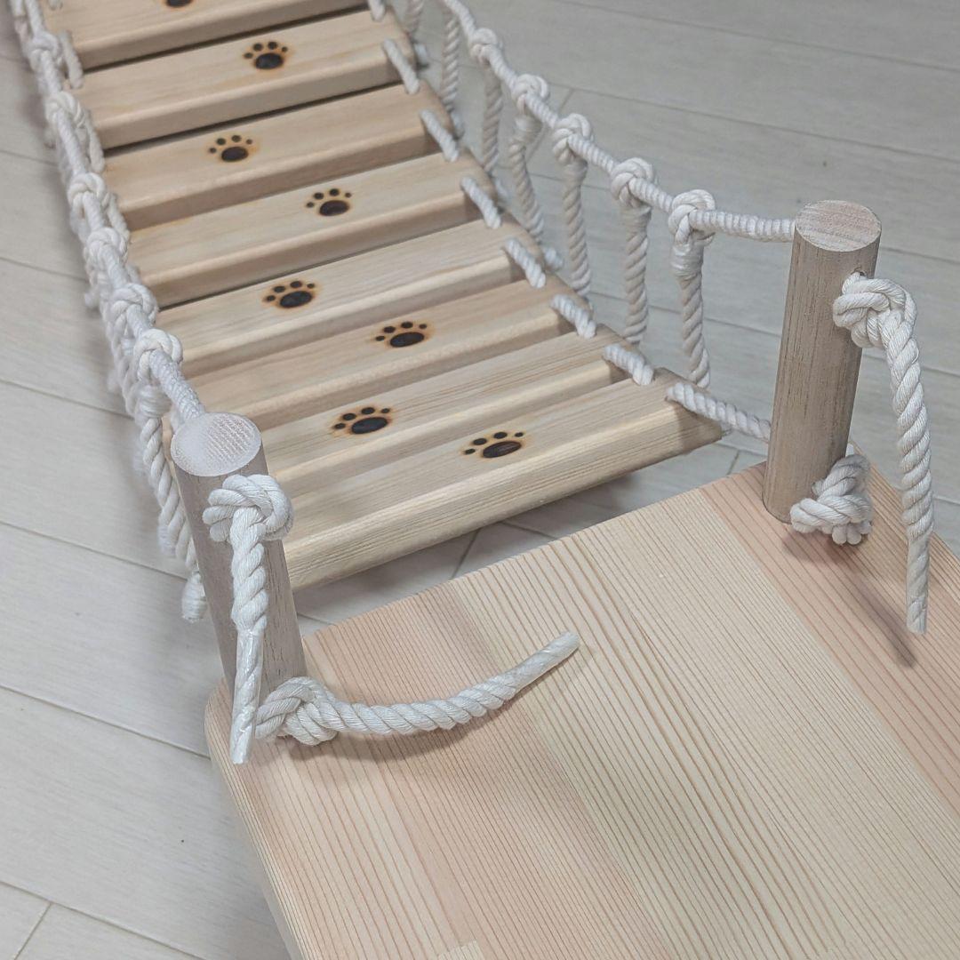 おすしさまオーダー品 キャットステップ 猫用吊橋 猫用階段 ハンドメイド