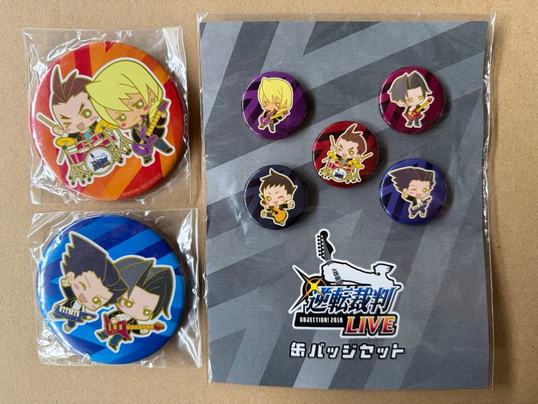 逆転裁判 LIVE 缶バッジ セット - メルカリ