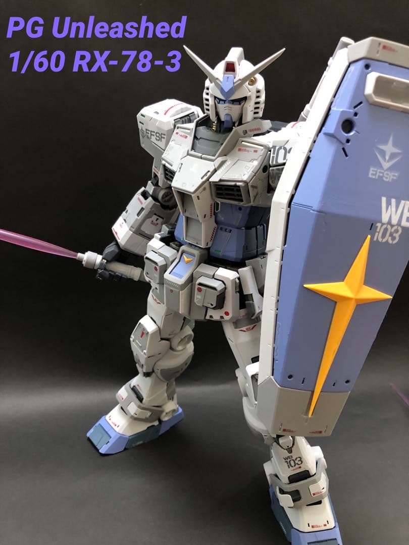 PG UNLEASHED 1/60 RX-78-3 G-3ガンダム 塗装済完成品