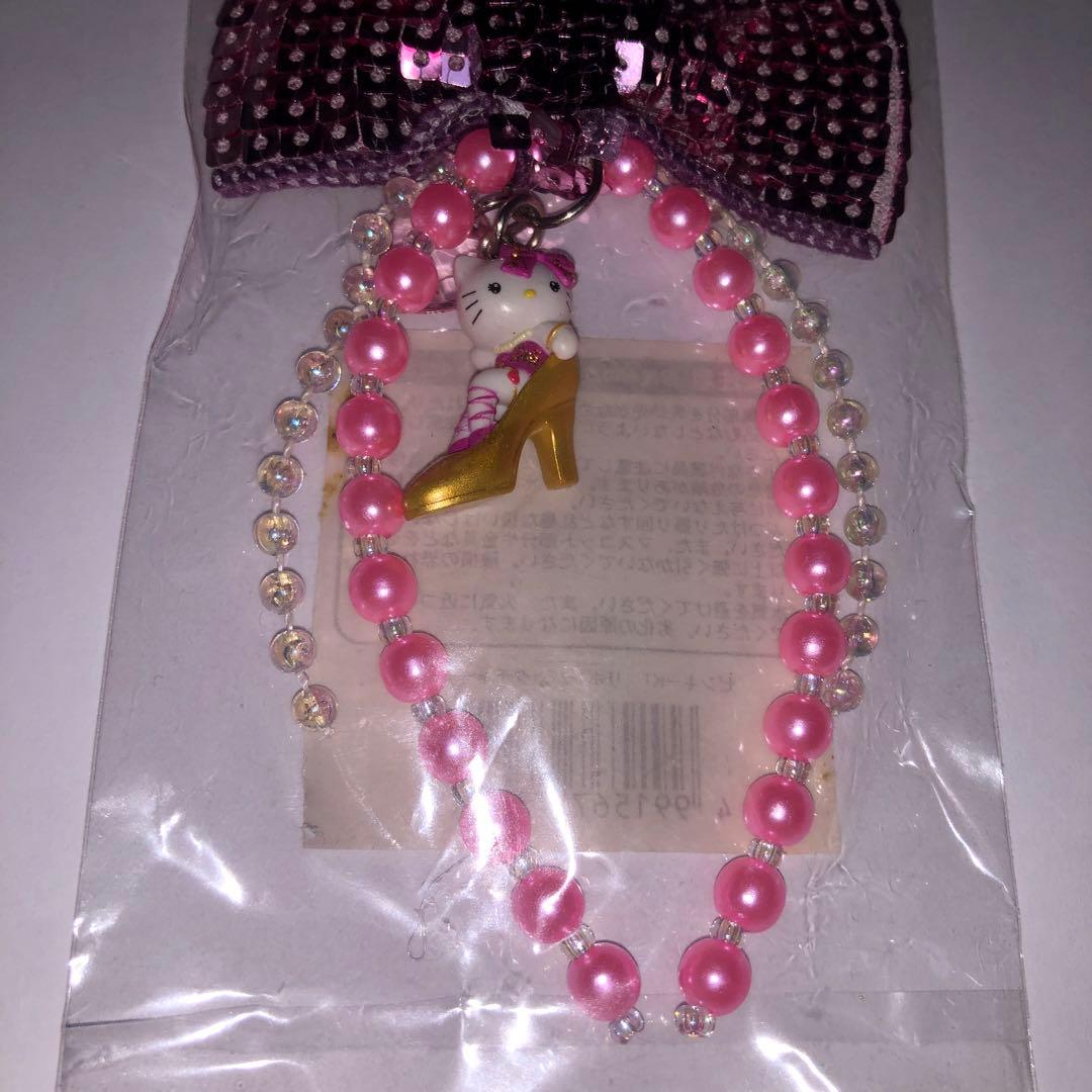 ハローキティ ピンキーハイヒール ピンキーKT 根付け　リボンバックチャーム