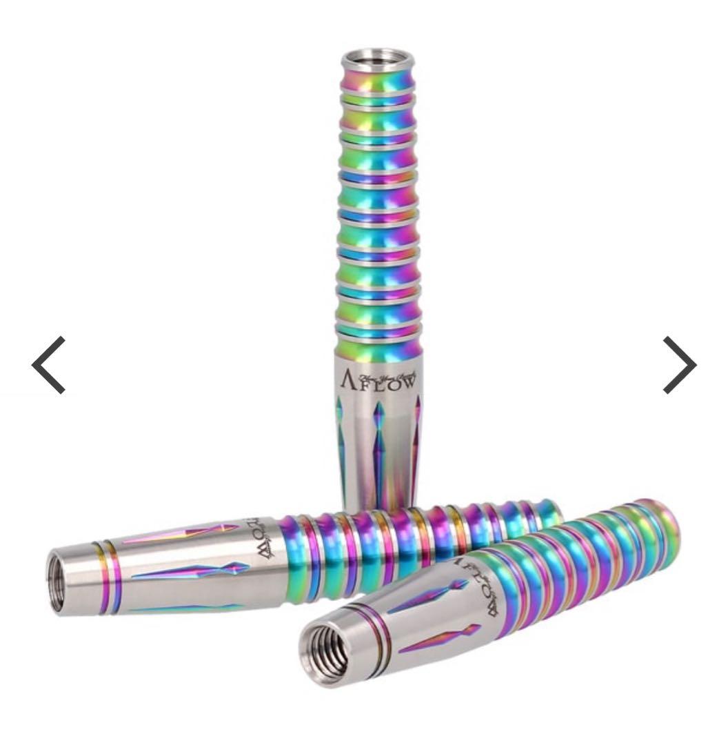 ダイナスティー A FLOW リエル7 バレル シャフト 虹色 ダーツセット