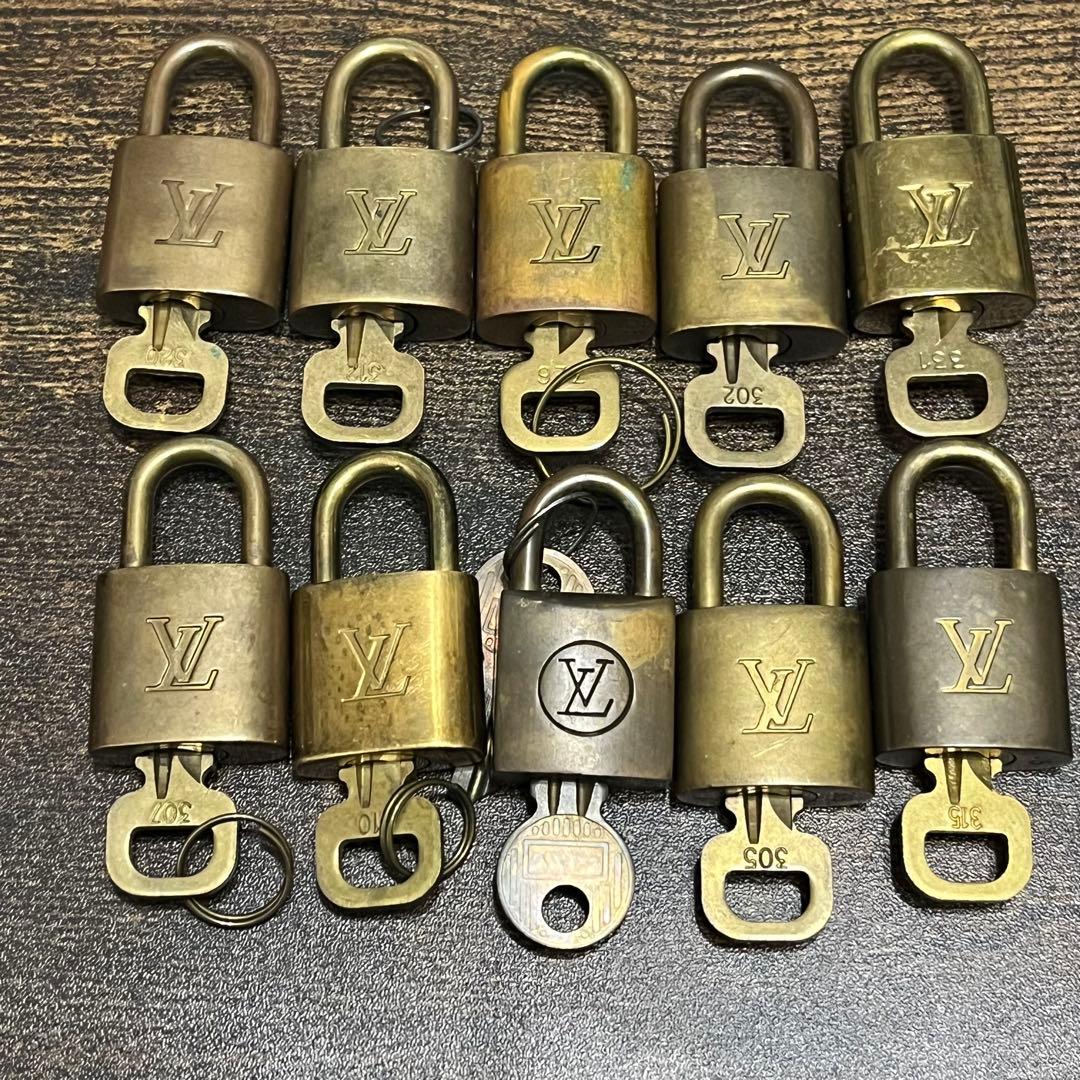 鍵付き！即日発送！】ルイヴィトン カデナ 南京錠 パドロック 10点まとめ