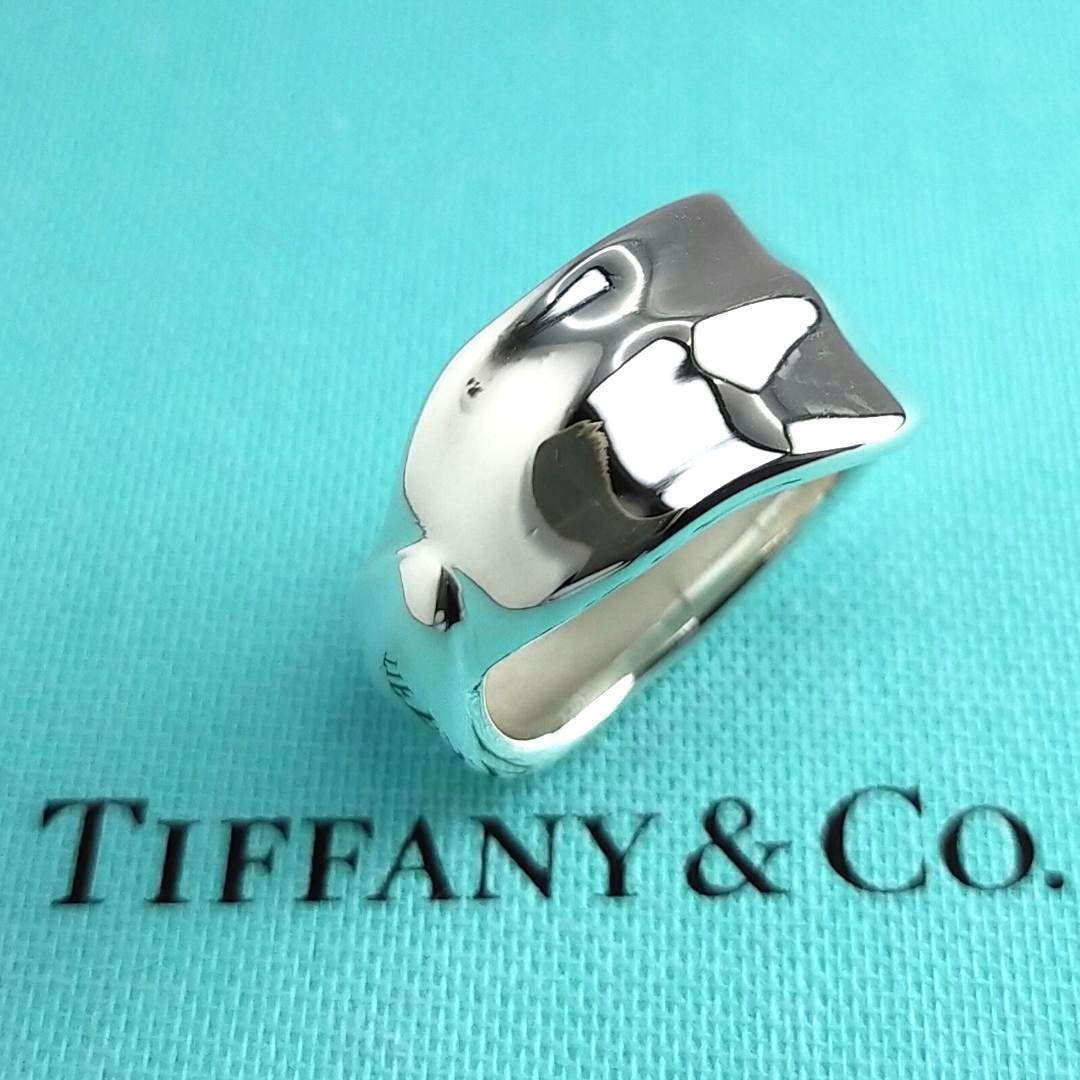 ★SALE★【ティファニー】リーフ　葉っぱ　リング　９号　2418