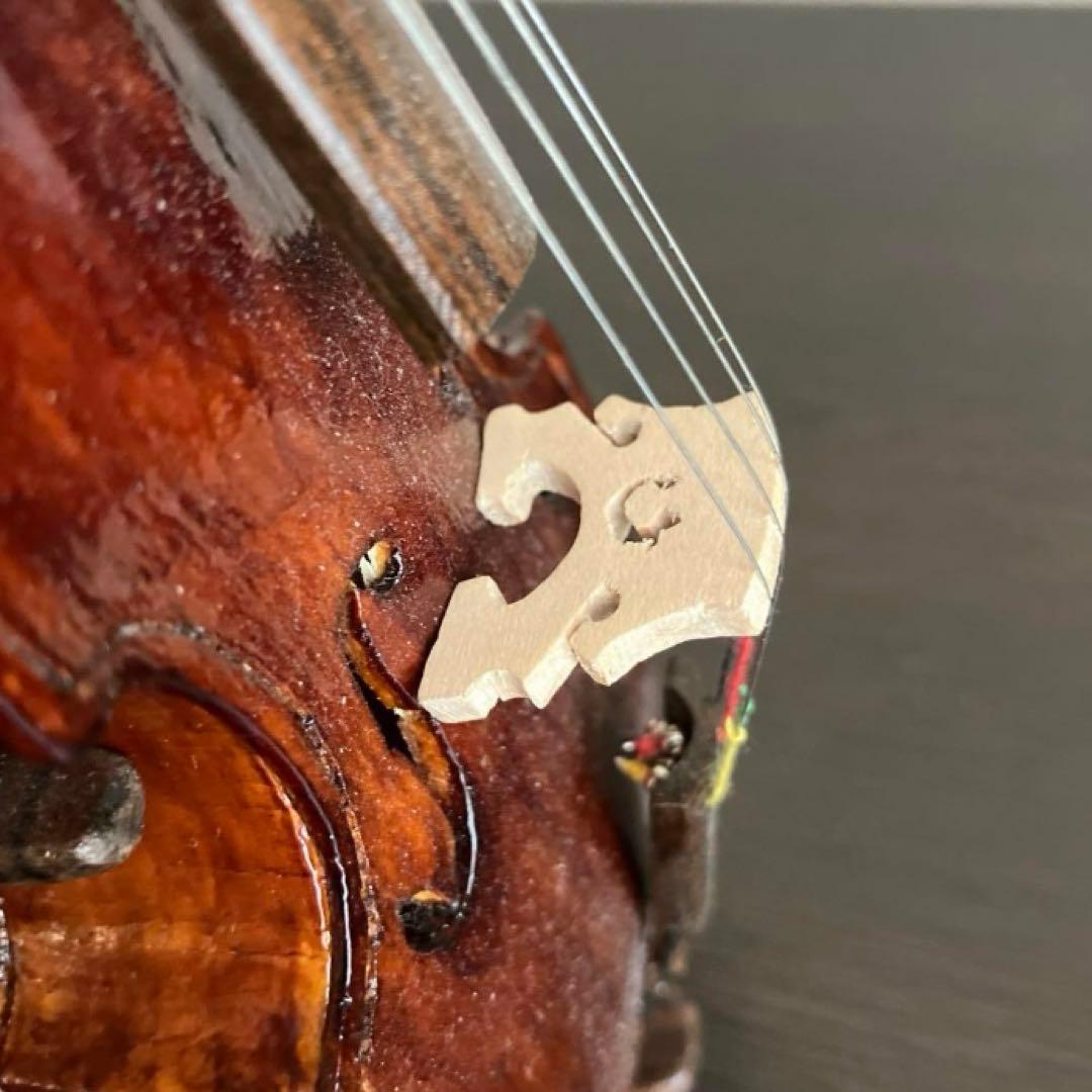 手作り小型コントラバス（約22cm）