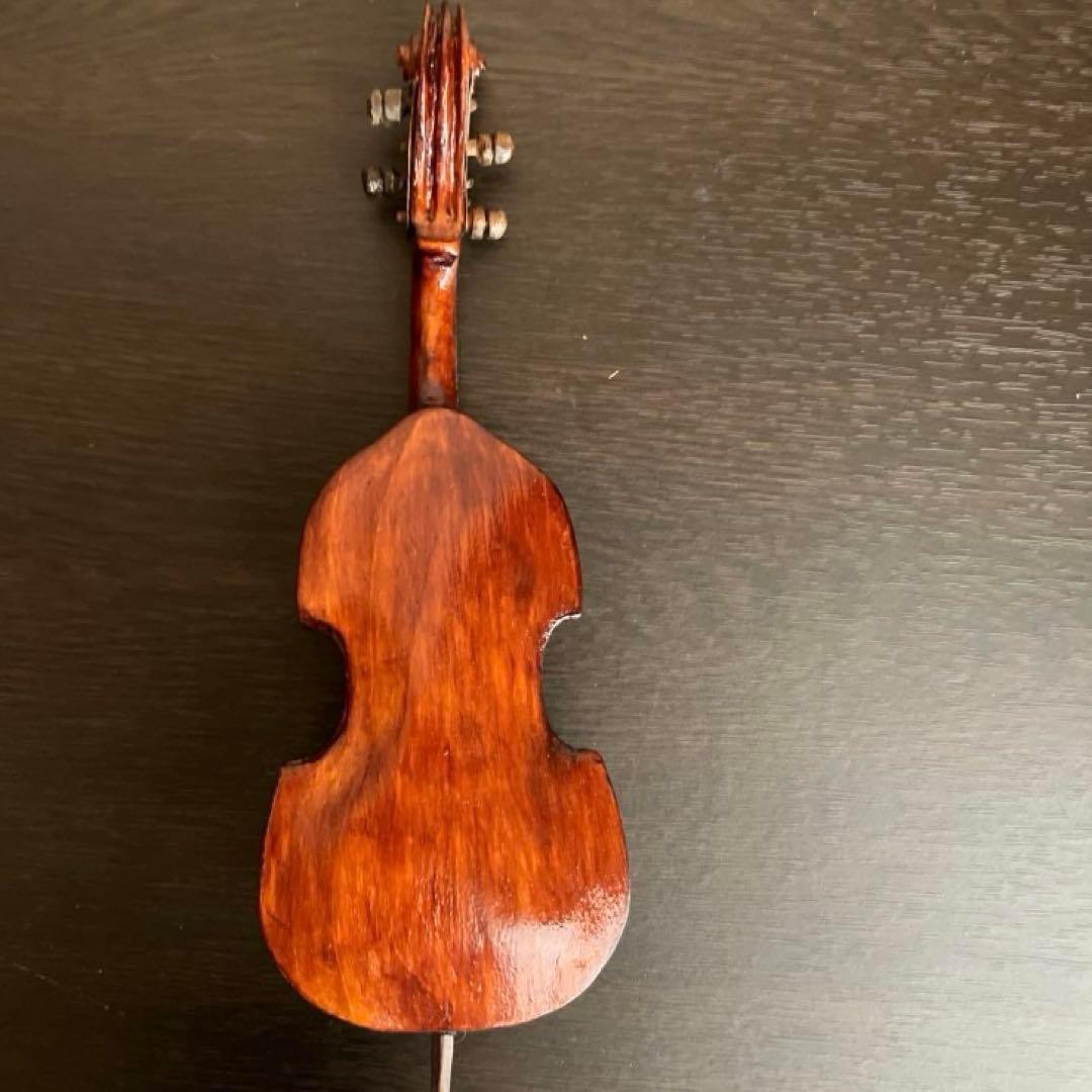 手作り小型コントラバス（約22cm）