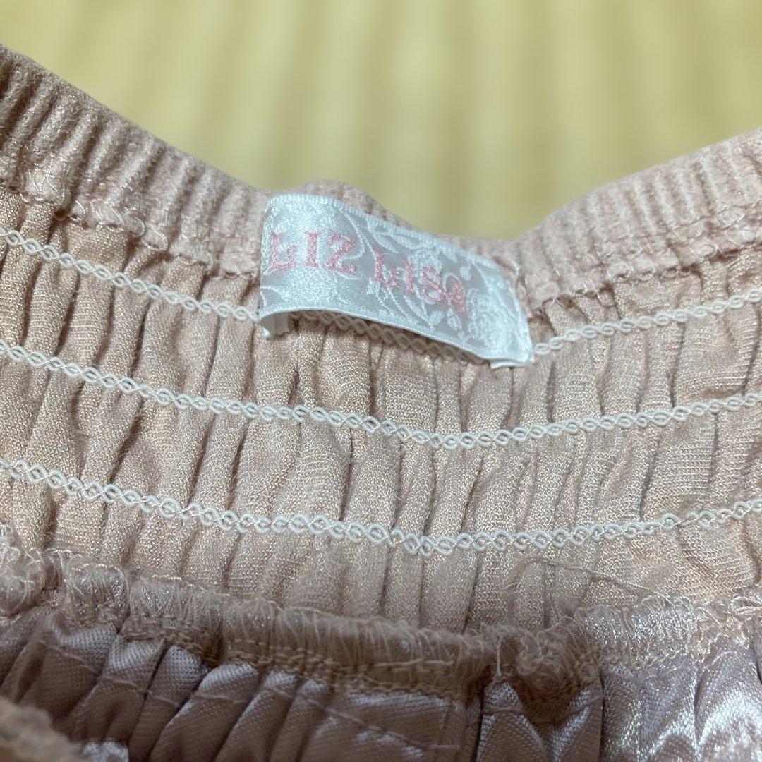 リズリサ　フリル付きリボンデザインキュロット