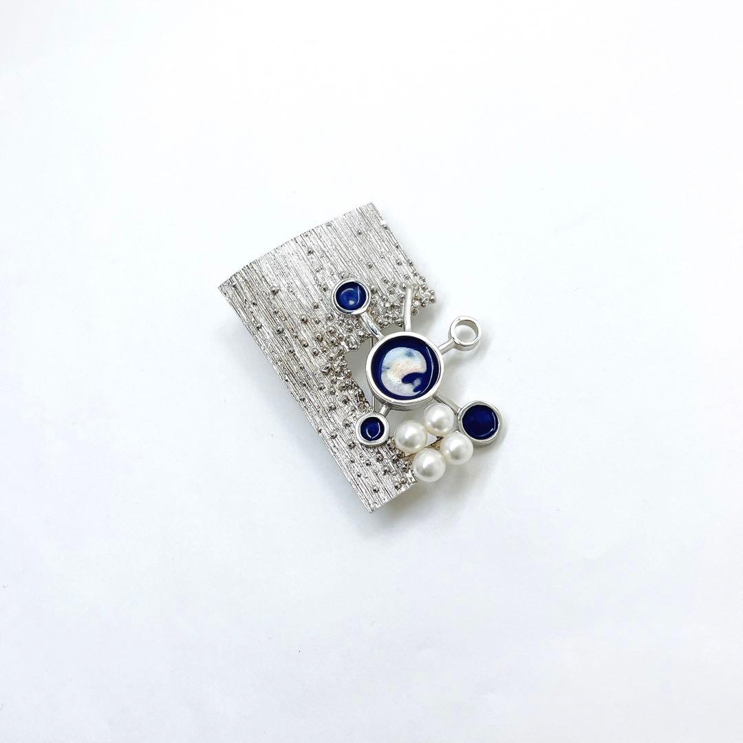 極美品✨田崎真珠TASAKI タサキ パール ピンブローチ コサージュ SV