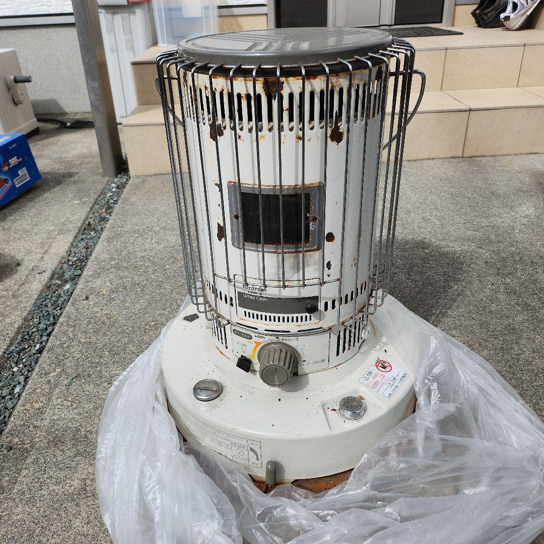 コロナ灯油ストーブ 円筒形 ホワイト コロナ灯油ストーブ 円筒形