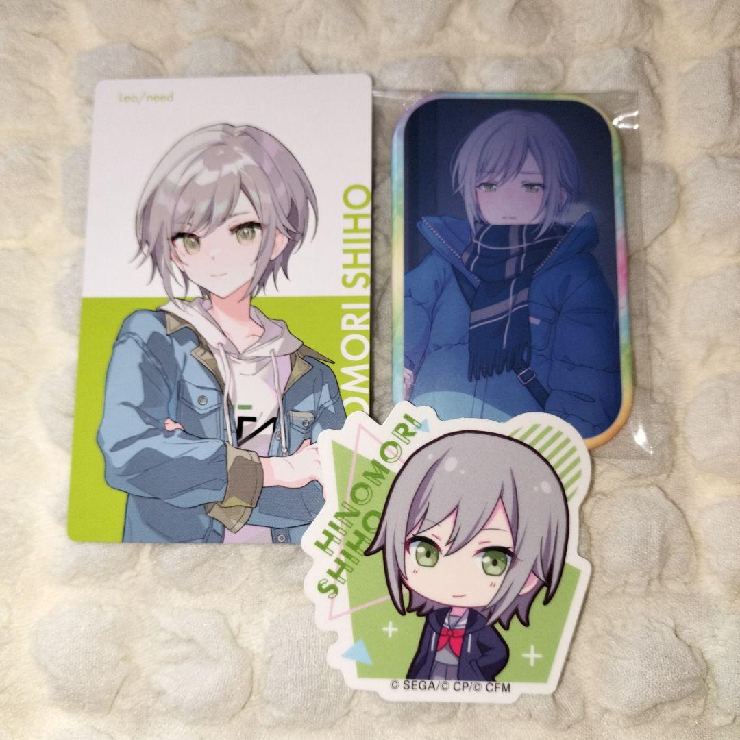 プロセカ 日野森志歩 スクエア缶バッジ エピカ ステッカー - メルカリ