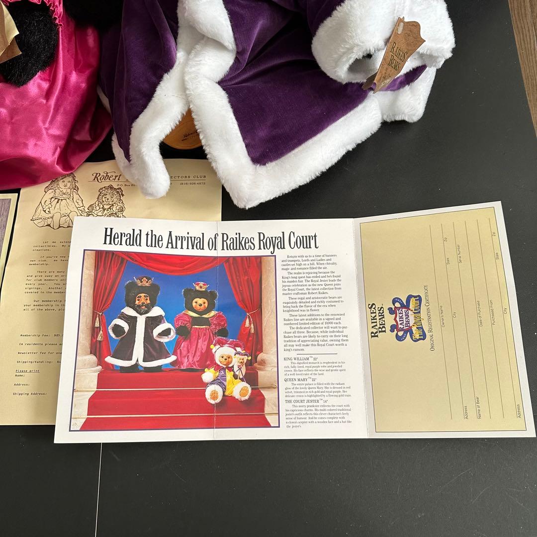 テディベア　Robert raikes bears 海外作家　レイクスベア