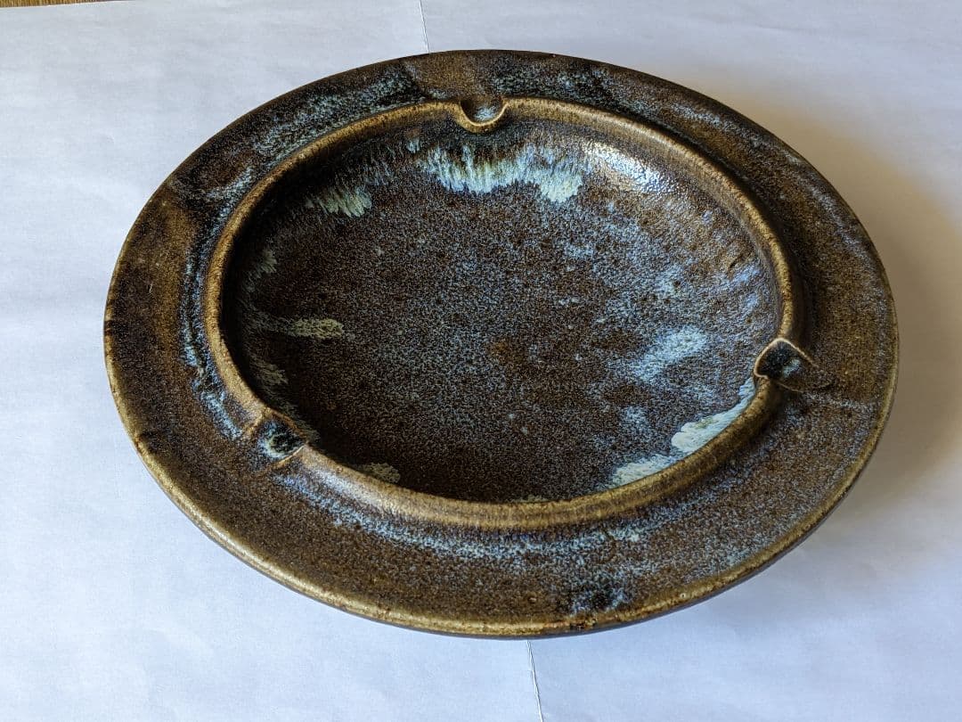 ♢民藝 益子焼 用の美 絶品！灰皿 水盤 花器 コレクション 骨董品