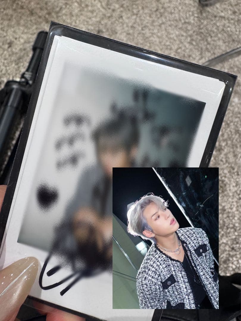 NOWZ ジンヒョク 落書き&サイン入りチェキ サインポラ NOWADAYS