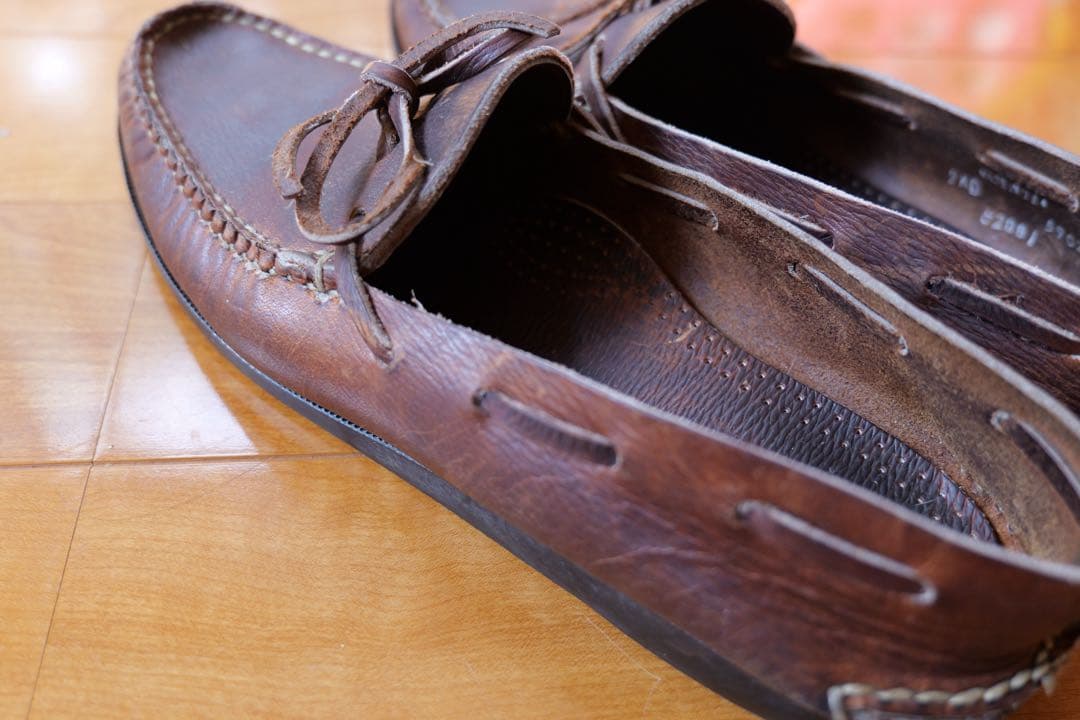 ⑮*川様 希少Beams plus ランコート レザー モカシンシューズ 草野氏