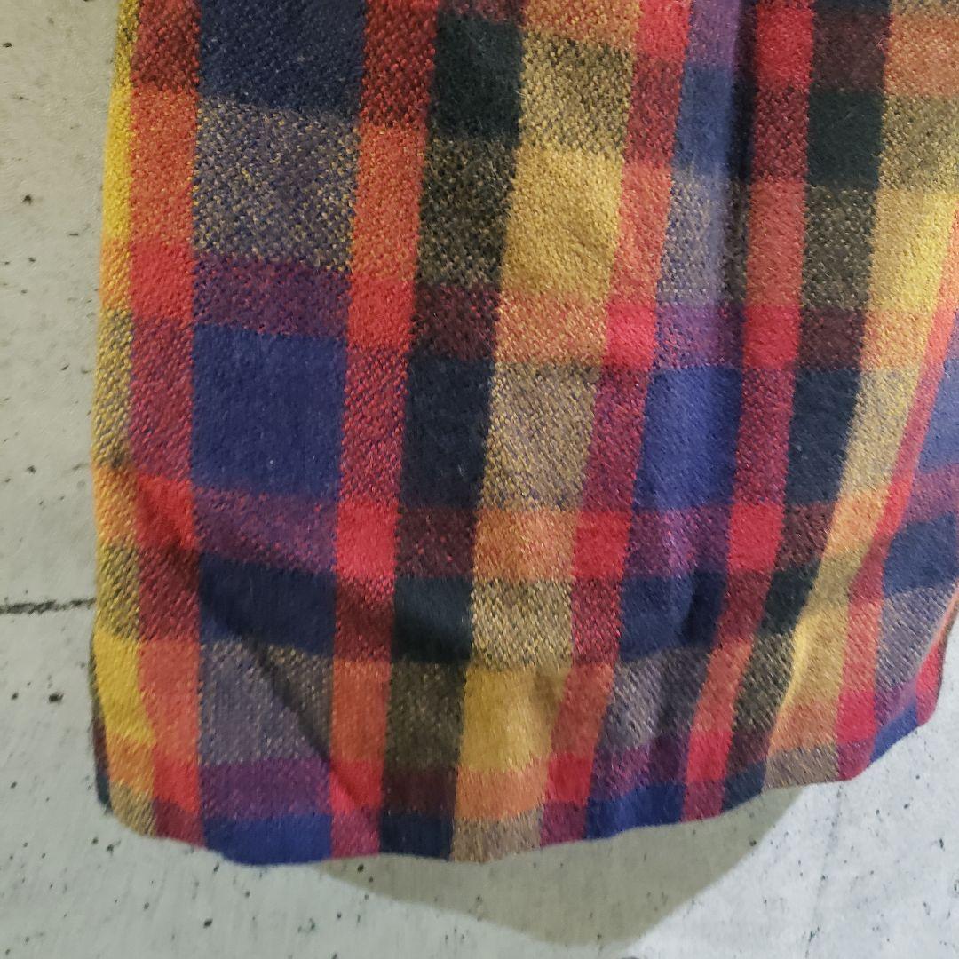 PRADA チェック柄 ミディアム バージンウール スカート カジュアル プラダ