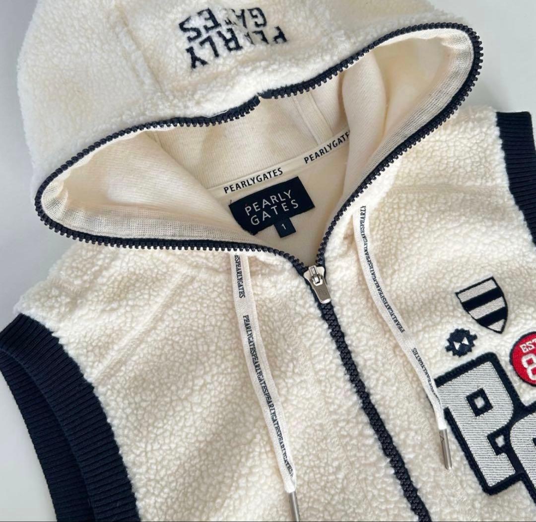 希少　パーリーゲイツ　もこもこベスト　1