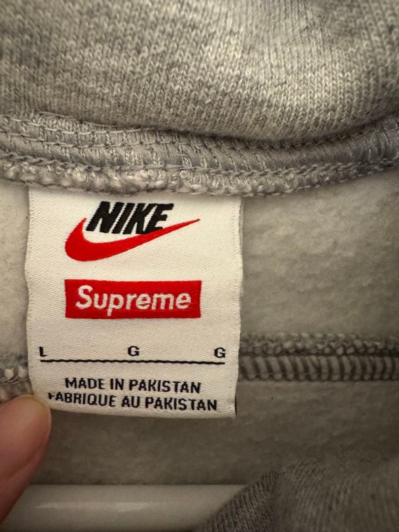 Supreme×Nike Zip Up Hooded Sweatshirt