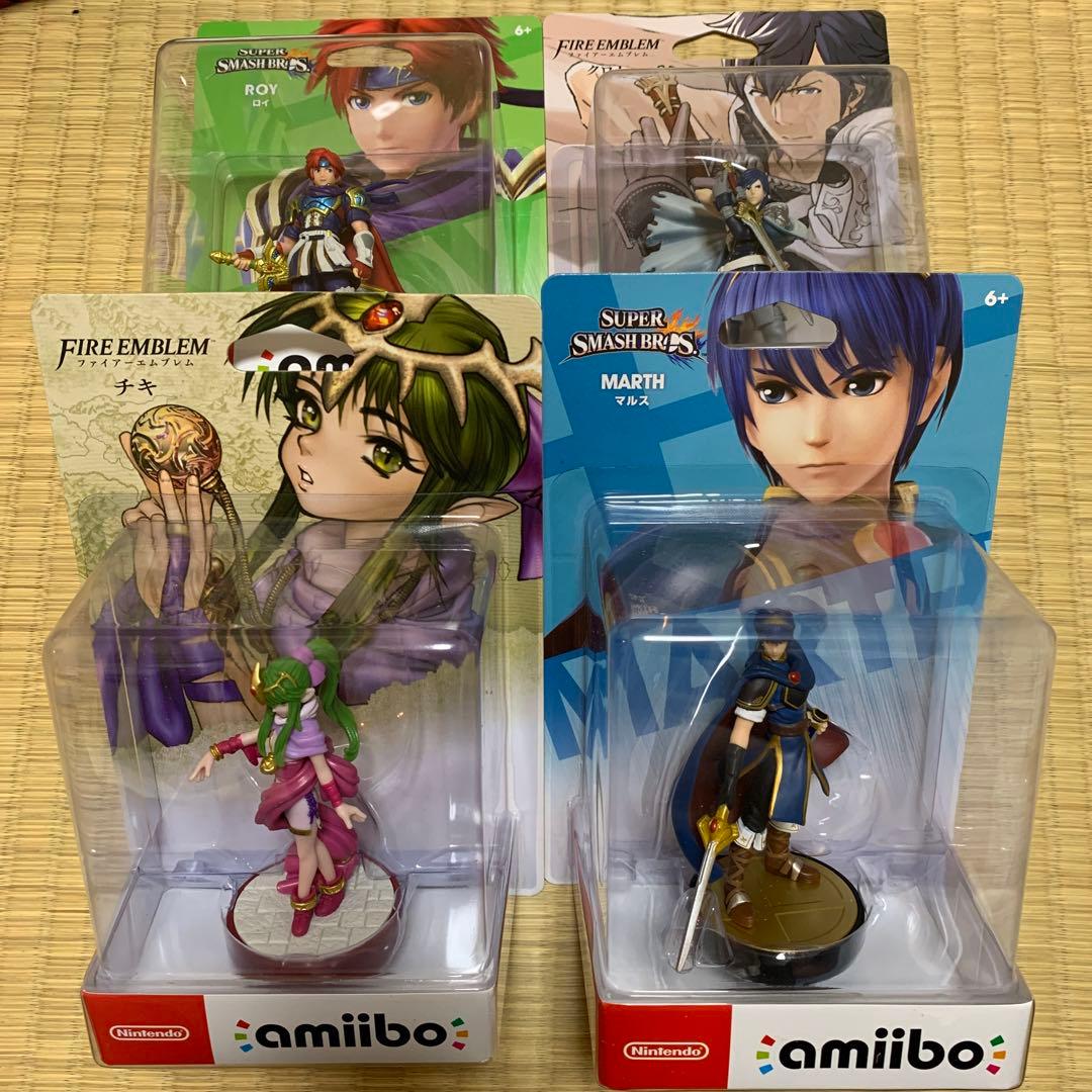 amiiboファイアーエムブレム マルス、ロイ、クロム、チキ amiibo
