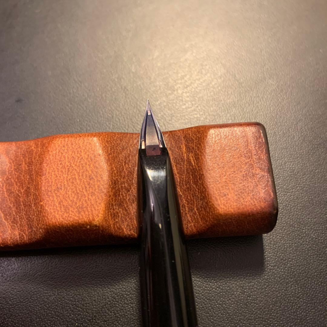 パイロット エリート 万年筆 格子 18k F